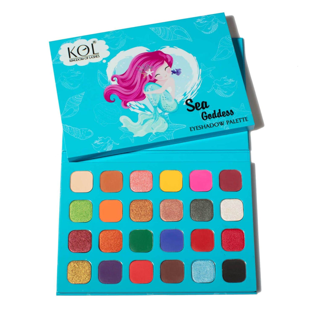 Sea Goddess Colourful shade eyeshadow palette