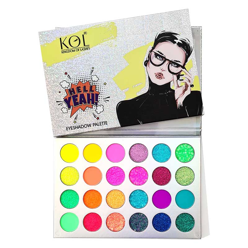 Hell Yeah - Neon Bright Colour eyeshadow palette